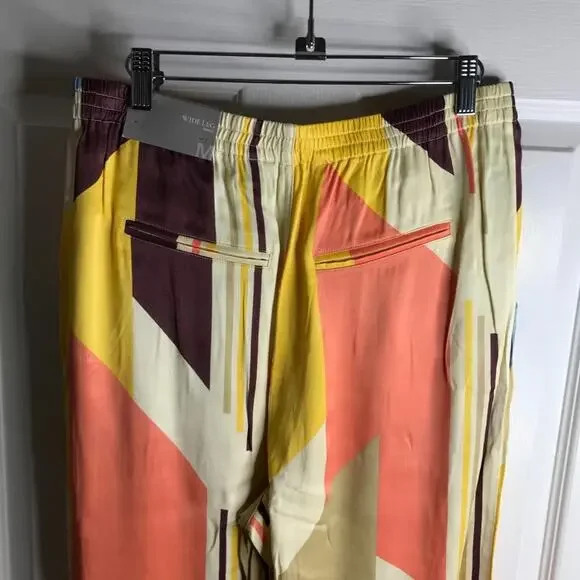 Soft Surroundings Women's Kendall Wide Leg Pants Multicolor NEW ~ Size M - Picture 6 of 8